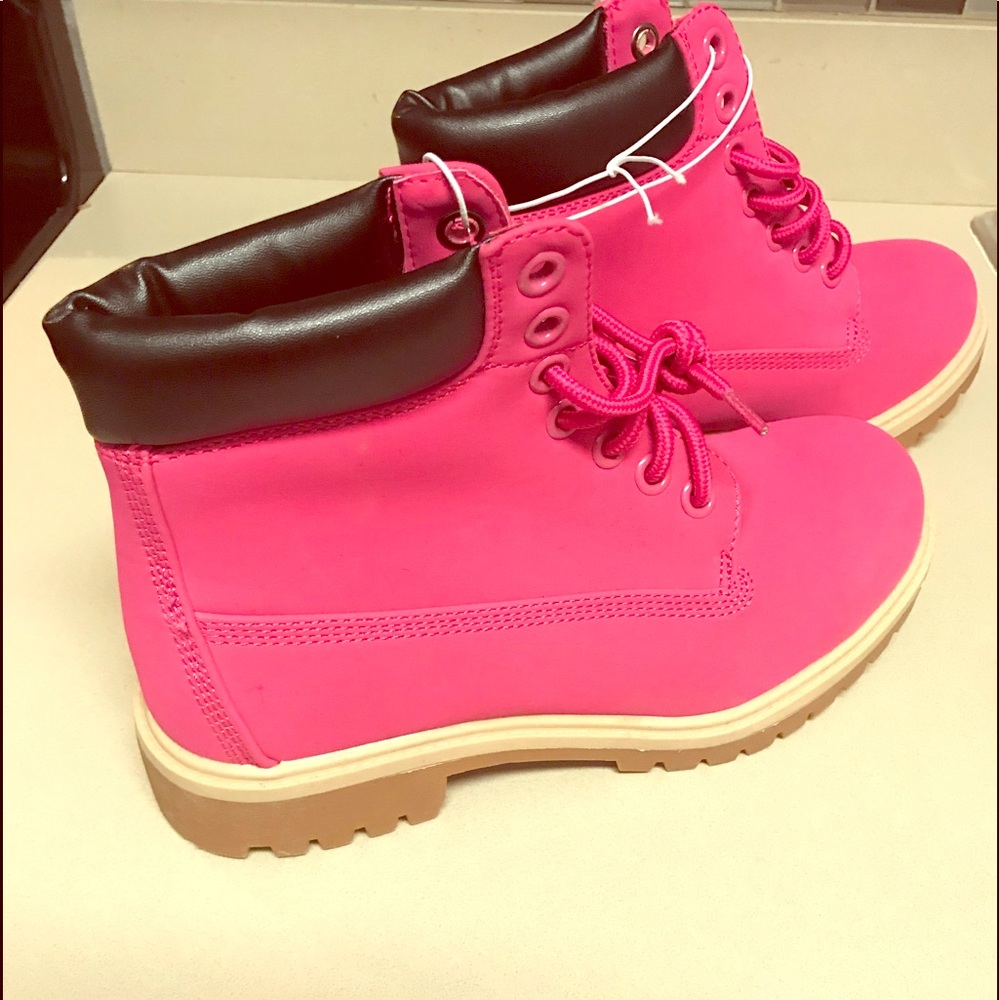 Hot Pink Boots